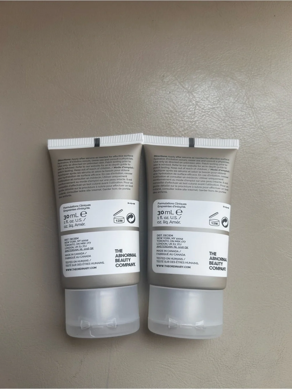 The Ordinary Natural Moisturizing Factors + HA Duo #1